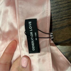 New with tags Generation Love Pink off the shoulder top
